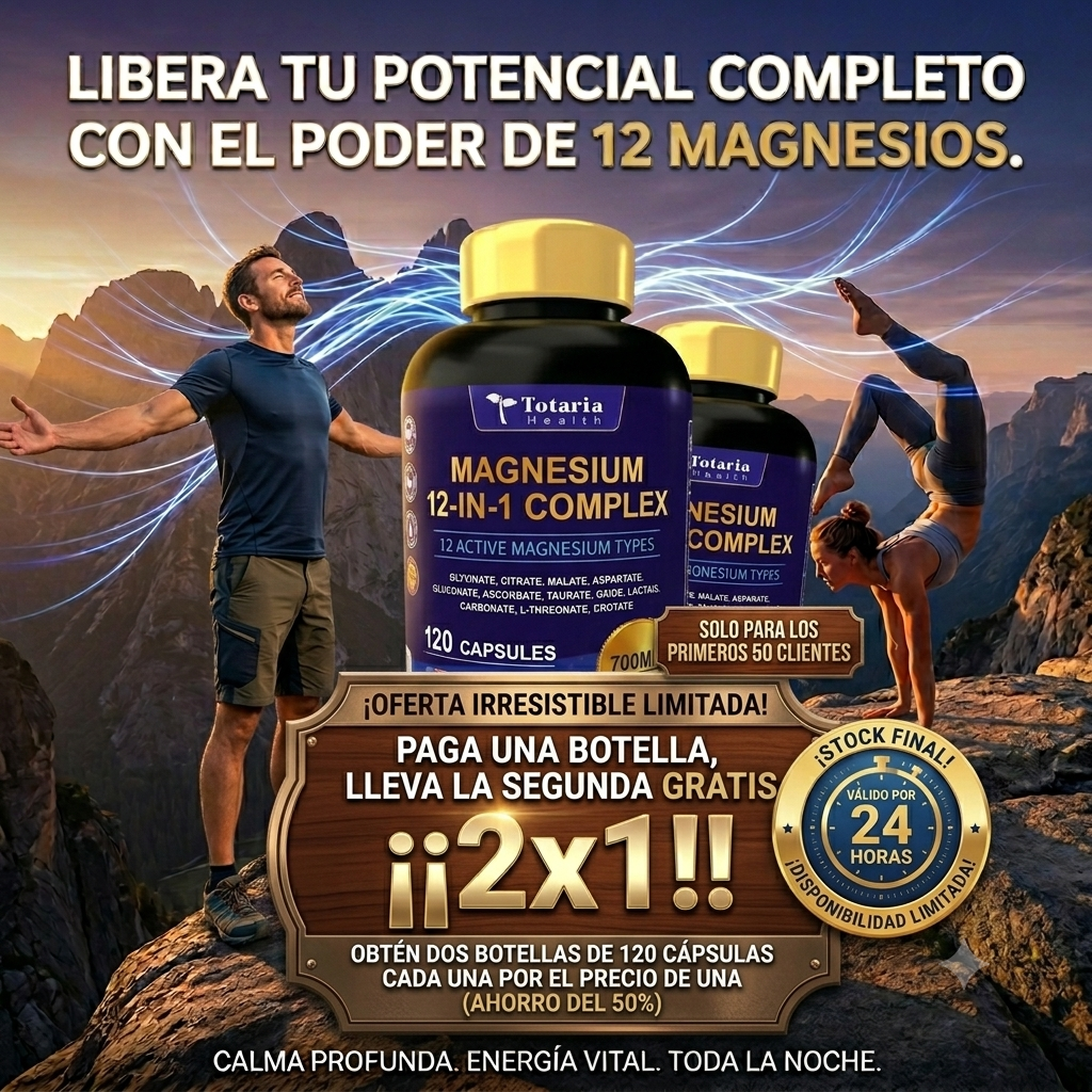 Quieres mejorar tu día a día? citrato de magnesio 12 en 1 bienestar en cada capsula